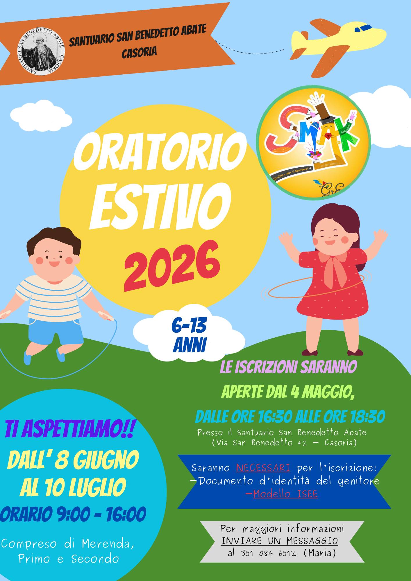 Oratorio Estivo 2026